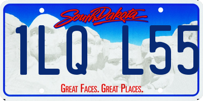 SD license plate 1LQL55