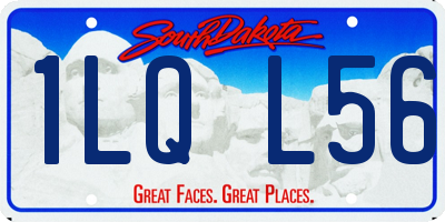 SD license plate 1LQL56