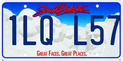 SD license plate 1LQL57