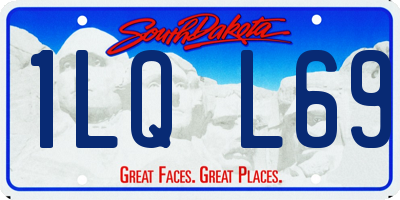 SD license plate 1LQL69