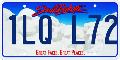 SD license plate 1LQL72