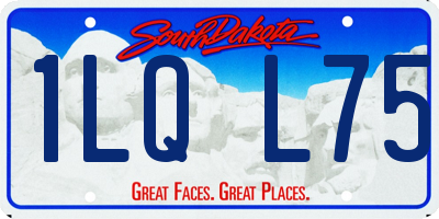 SD license plate 1LQL75