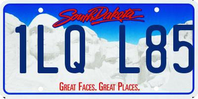 SD license plate 1LQL85