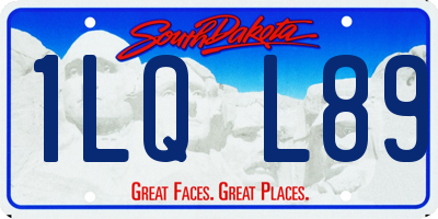 SD license plate 1LQL89