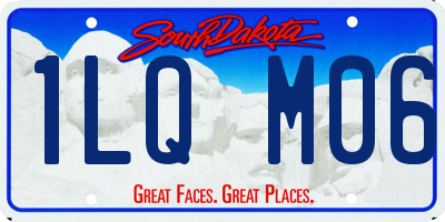 SD license plate 1LQM06