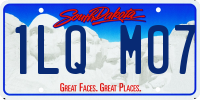 SD license plate 1LQM07