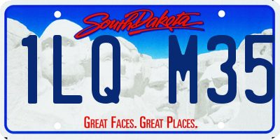 SD license plate 1LQM35