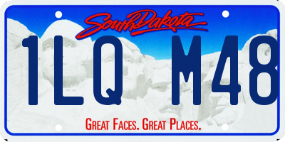 SD license plate 1LQM48