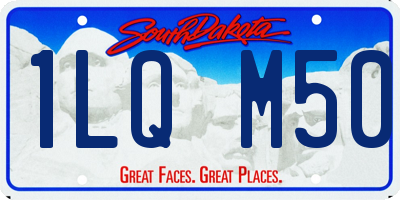 SD license plate 1LQM50