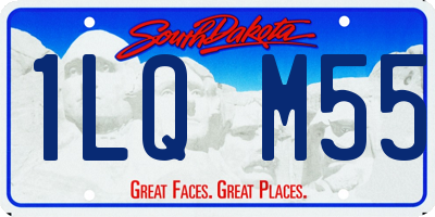 SD license plate 1LQM55