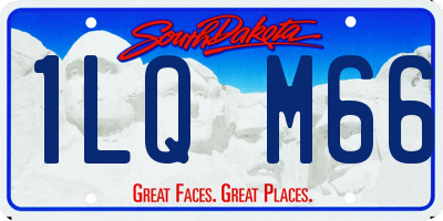 SD license plate 1LQM66