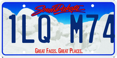 SD license plate 1LQM74