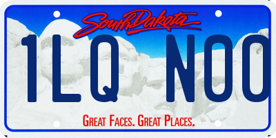 SD license plate 1LQN00