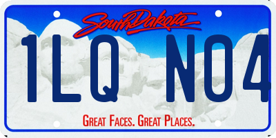 SD license plate 1LQN04
