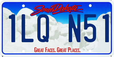SD license plate 1LQN51