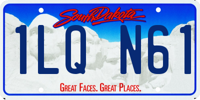 SD license plate 1LQN61