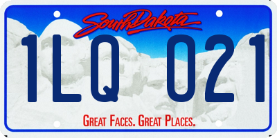 SD license plate 1LQO21