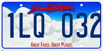 SD license plate 1LQO32