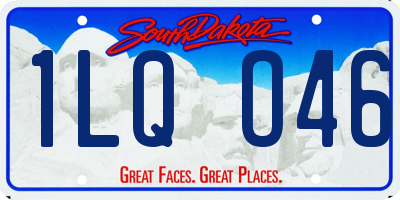 SD license plate 1LQO46