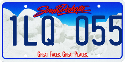 SD license plate 1LQO55