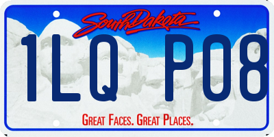 SD license plate 1LQP08