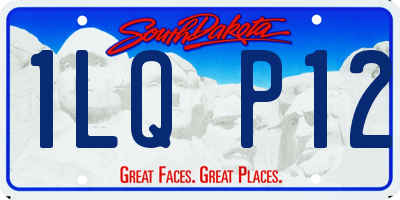 SD license plate 1LQP12