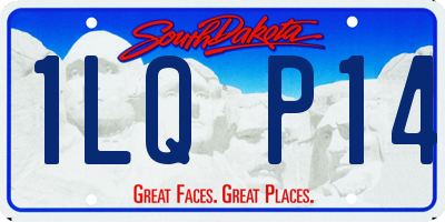 SD license plate 1LQP14
