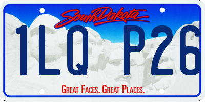 SD license plate 1LQP26