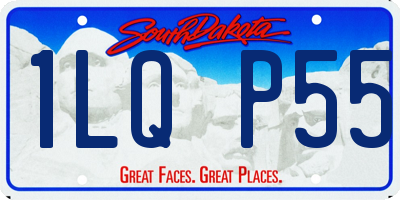 SD license plate 1LQP55