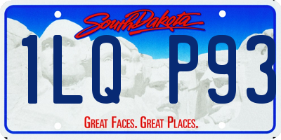 SD license plate 1LQP93