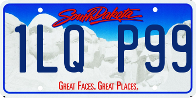 SD license plate 1LQP99