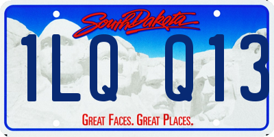 SD license plate 1LQQ13