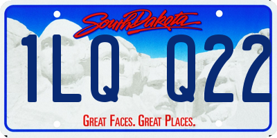 SD license plate 1LQQ22