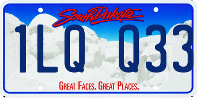 SD license plate 1LQQ33