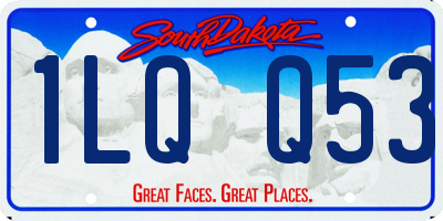 SD license plate 1LQQ53