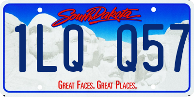 SD license plate 1LQQ57