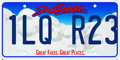 SD license plate 1LQR23