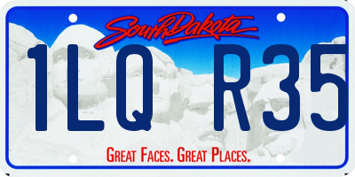 SD license plate 1LQR35