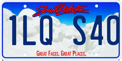 SD license plate 1LQS40
