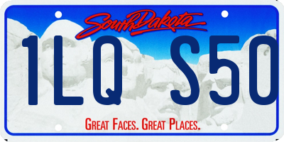SD license plate 1LQS50