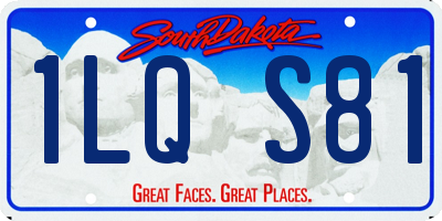 SD license plate 1LQS81