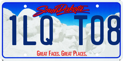SD license plate 1LQT08