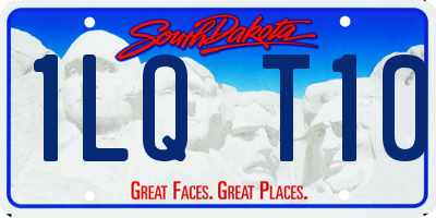 SD license plate 1LQT10