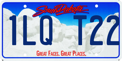 SD license plate 1LQT22