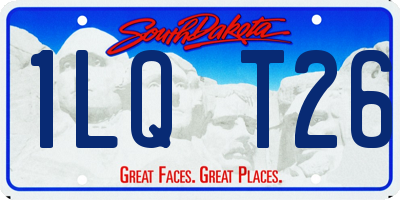 SD license plate 1LQT26