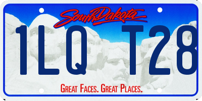 SD license plate 1LQT28