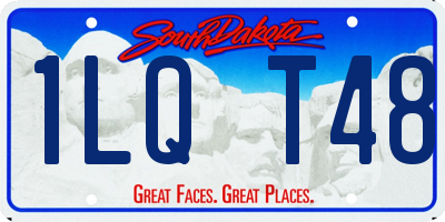 SD license plate 1LQT48