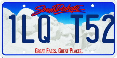 SD license plate 1LQT52