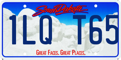 SD license plate 1LQT65