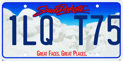 SD license plate 1LQT75